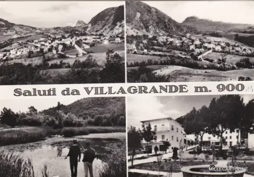 # VILLAGRANDE: GRUSS AUS - 4 ANSICHTEN 1968