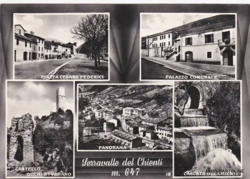 # SERRAVALLE DEL CHIENTI: 5 ANSICHTEN 1961
