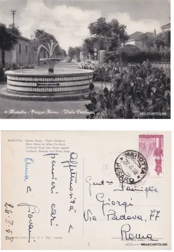 # MAROTTA: PIAZZA ROMA - VIALE CARDUCCI 1958