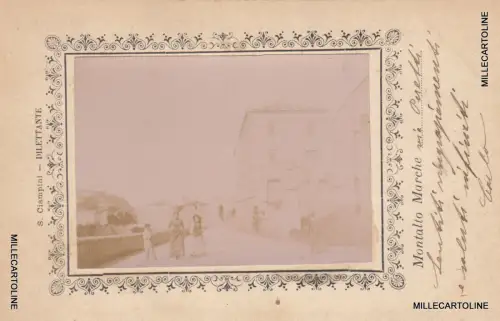 * MONTALTO MARKEN - Via Peretti 1904 Postkarte mit Foto S.Ciampini