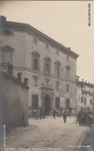 * TERNI - Palazzo Bianchini Riccardi - Fotokarte MwSt 1915