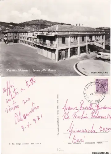 # RAPOLLA: TERME ALA MAURO 1971
