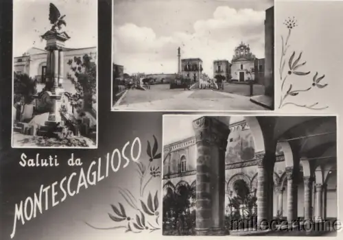 Montescaglioso - Drei Ansichten 1960