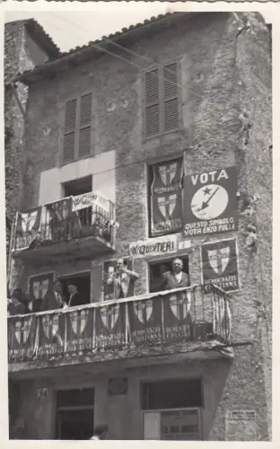 * COSENZA - Fotokarte - Herr Quintieri 1953 Christdemokratie DC