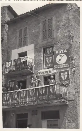 * COSENZA - Fotokarte - Herr Quintieri 1953 Christliche Demokratie DC