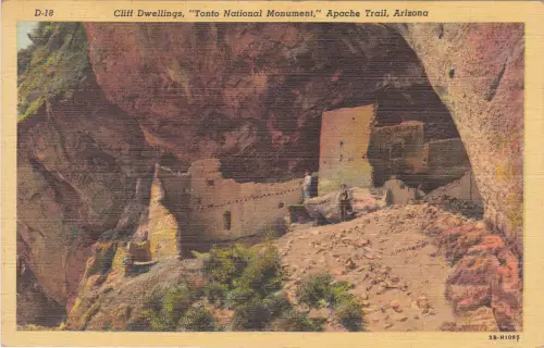 * ARIZONA - Cliff Dwellings, Apache Trail