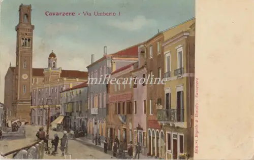 CAVARZERE - Via Umberto I - 1910