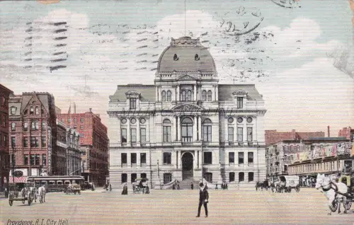 RHODE ISLAND - Providence - City Hall 1908