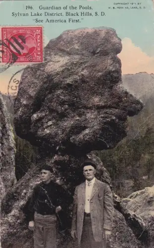 SOUTH DAKOTA - Black Hills - Sylvan Lake District - Guardian of the Pools 1913