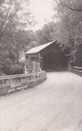 VERMONT - Proctor - Bridge - Fotopostkarte