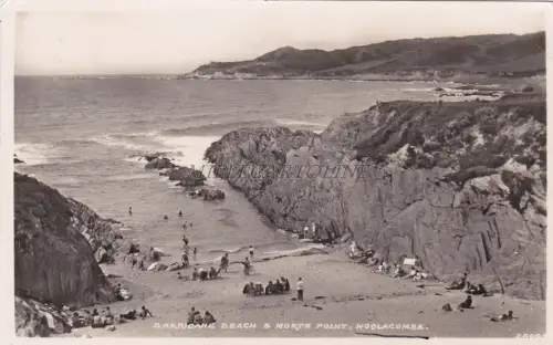 ENGLAND - Woolacombe - Barrigane Beach & Morte Point - Real Photograph 1951