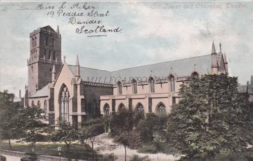 SCHOTTLAND - Altstadt und Kirchen - Dundee 1903