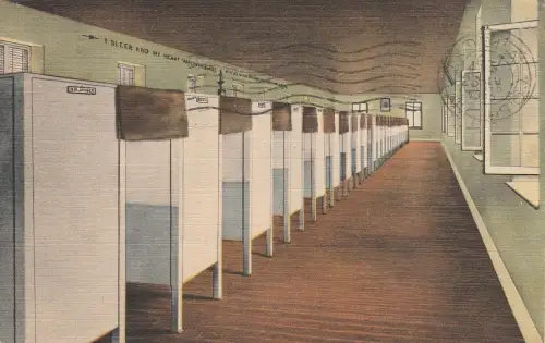 KENTUCKY - Our Lady of Gethsemani Trappist - Monastic Dormitory 1953