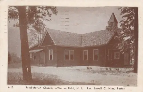 NEW JERSEY - Warren Point - Presbyterianische Kirche 1948