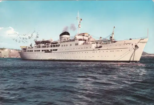 SCHIFF - Cagliari - Motorschiff Kalabrien