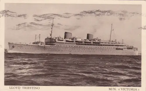 SCHIFF - Lloyd Triestino - M/N Victoria 1941
