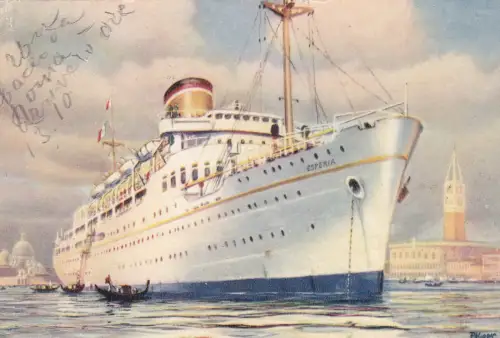 SCHIFF - Adriatica - Paquebot Esperia