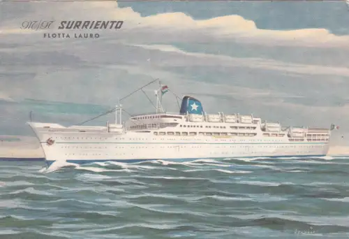SCHIFF - Flotte Lauro - M.N. Surriento