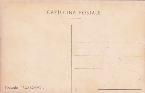 SCHIFF - Italien, Navigation - Dampfer Colombo 2
