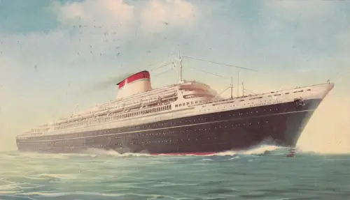 SCHIFF - Italien, Navigation - T/N Leonardo da Vinci 1961
