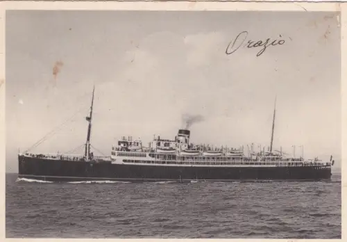 SCHIFF - Italien, Navigation - Horaz 1936