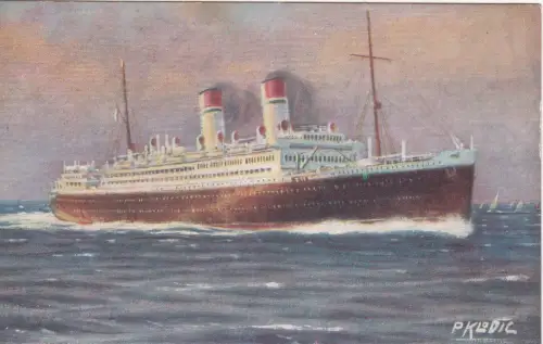 SCHIFF - Italien, Navigation - Dampfer Giulio Cesare