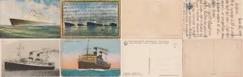* MARINE - Lot von 41 Postkarten - Italien, Schiffe / Dampfer (ab 1900)