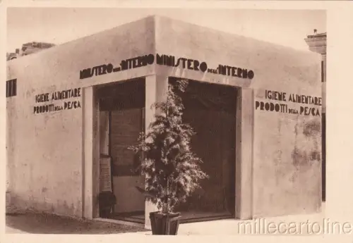 * FASCHISMUS - Ausstellung Fischereimarkt, Innenministerium, Ancona 1937