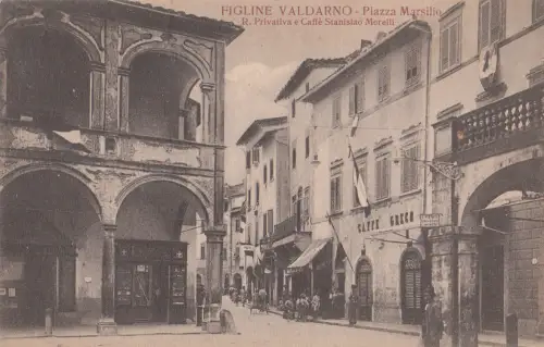 FIGLINE VALDARNO - Piazza Marsilio - Caffè Morelli 1925