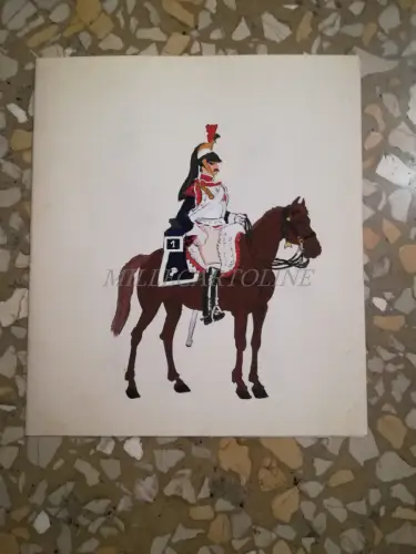 GRUSSKARTE - 3 handbemalte Skizzen - Weihnachten 1970