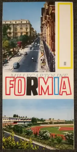 FORMIA - Faltbare Touristenbroschüre voller Fotos