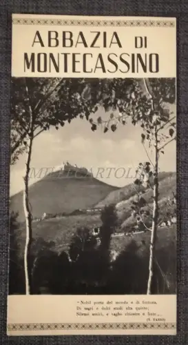 ABTEI VON MONTECASSINO - Broschüre mit vielen Fotos