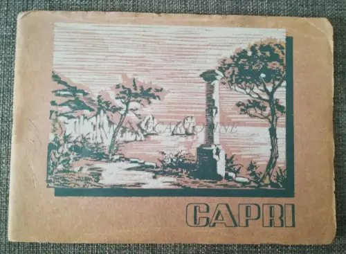 CAPRI - Touristenbroschüre mit Karte reich an schönen Fotos