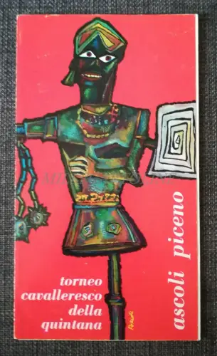 TURNIER QUINTANA - Ascoli Piceno - Faltbar mit Foto, Cover T. Gefahren