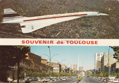 FRANKREICH - Toulouse - Souvenir - Le Supesonique Concorde - Les Allés Jean Jaures
