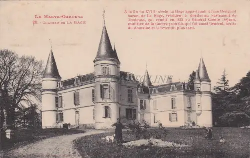 FRANKREICH - Chateau de la Hage - Ansicht 1928
