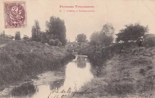 FRANKREICH - L'Hers a Castelginest 1907