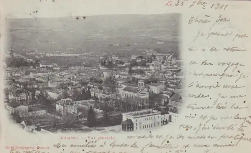 FRANKREICH - Mazamet - Vue général 1901