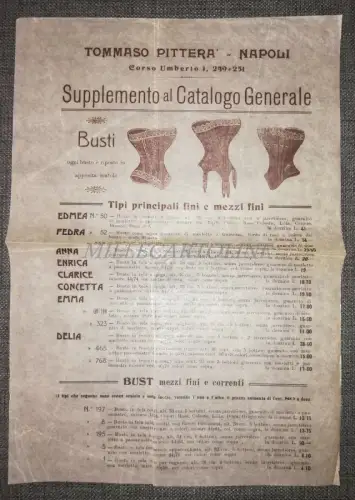 TOMMASO PITTERA' NAPOLI - Ergänzung zum Gesamtkatalog - Büsten