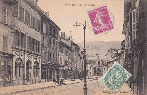 FRANKREICH - Nantua - Rue du College 1927