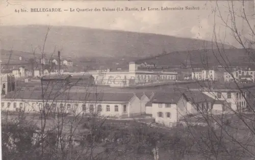 FRANKREICH - Bellegarde - Le Quartier des Usines 1911