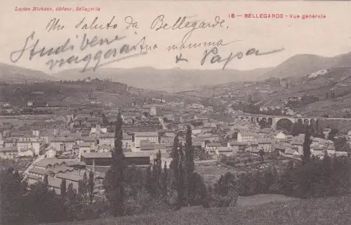 FRANKREICH - Bellegarde - Vue général 1906