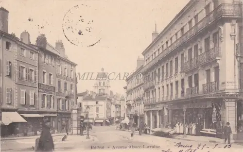 FRANKREICH - Bourg - Avenue Alsace Lorraine 1903