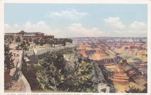 ARIZONA - Grand Canyon National Park - Hotel El Tovar - Fred Harvey