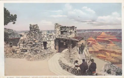 ARIZONA - Grand Canyon National Park - The Lookout - Fred Harvey