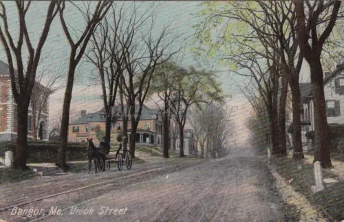 MAINE - Bangor - Union Street 1907
