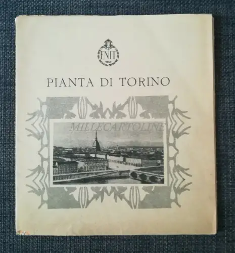 TURIN - ENIT Stadtplan mit vielen Fotos