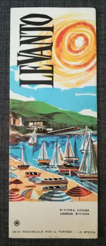 LEVANTO - Riviera Ligure - ENIT Tourist Broschüre mit Illustration und Foto