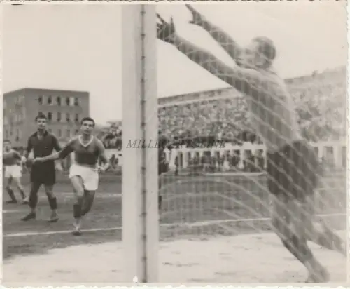 FUSSBALL - Neapel vs Venedig 1946 Englisch Foto A.M.Crown