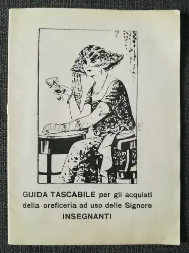 CAV. A. FIORINI - Bologna - Broschüre Einkaufsführer Goldschmiede Lehrer